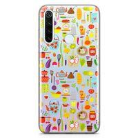 Xiaomi Redmi Note 8 Kılıf Pratik Mutfak Gereçleri Arka Kapak Koruma Desenli Full Koruyucu