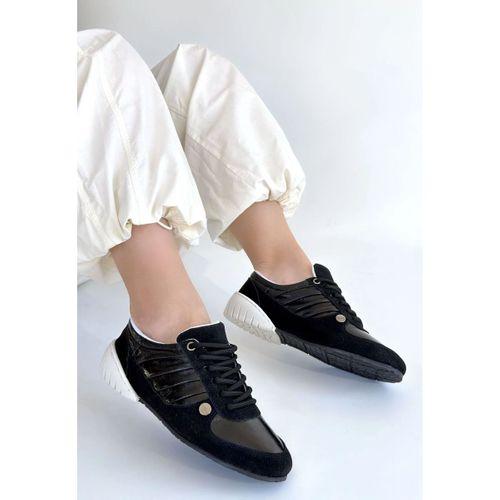 Jawen Siyah Nubuk Spor Ayakkabı