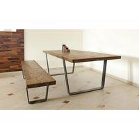 8 KİŞİLİK MASİF AĞAÇ ESKİTME YEMEK MASASI