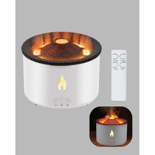 Alev Efektli Aromaterapi Difüzörü – 360 Ml Su Hazneli, Sessiz Ve Zaman Ayarlı