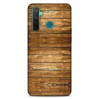 Lopard Oppo Realme 5 Pro Uyumlu Kılıf Wood'X (16) Kalın Kılıf Desenli