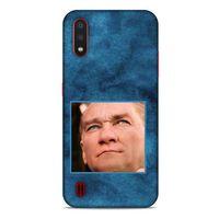 Samsung Galaxy A01 Kılıf Atatürk (26) Tpu Silikon Kılıf Mavi Gök