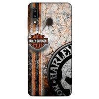 Samsung Galaxy A20 Uyumlu Kılıf Motorsiklet (11) Tam Koruma Harley Davidson