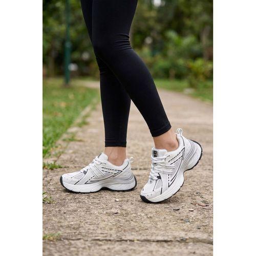 Hammer Jack Dalia Kadın Beyaz Siyah Spor Ayakkabı