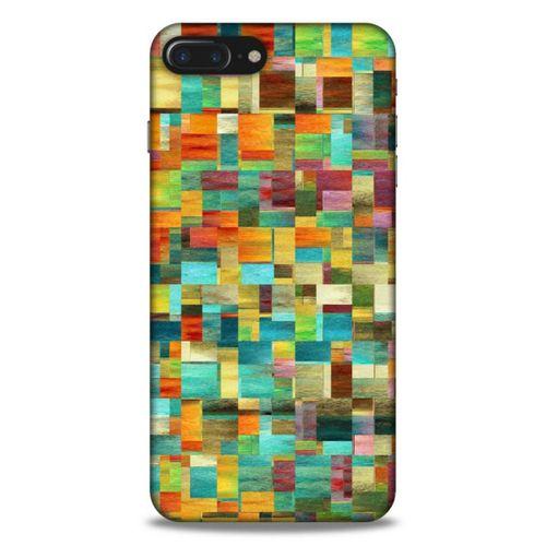 Lopard Apple Iphone 7 Plus Uyumlu Kılıf Soyut Sanat (50) Desenli Shockproof Kılıf