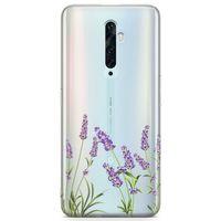 Oppo Reno2 Z 2019 Kılıf Lavanta Kolonyası Arka Kapak Koruma Desenli Full Koruyucu
