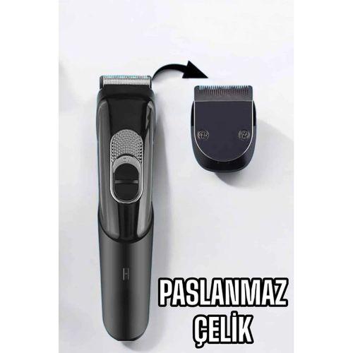 Saç Sakal Vücut  Kablosuz Tıraş Makinesi Profesyonel Paslanmaz Çelik