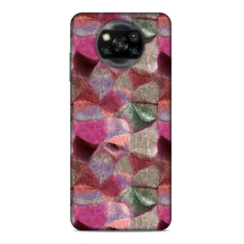 Xiaomi Redmi Poco X3 Uyumlu Kılıf Romans (30) Silicone Case Pembe Yeşil