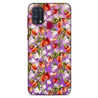Frutix Nektarin 01 Samsung Galaxy M31 Kılıf Desenli Silikon