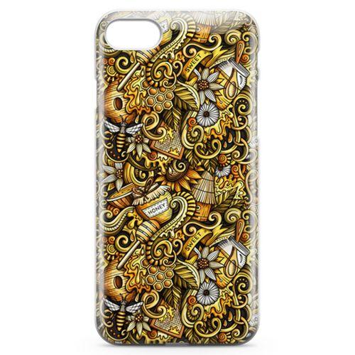 Apple iPhone 7 Kılıf Honey Doodle Arka Kapak Koruma Desenli Full Koruyucu