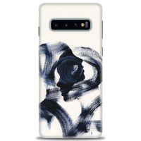 Samsung Galaxy S10 Kılıf HD Baskılı Kılıf - Adam ve Kadın + Tam Ekran Koruyucu
