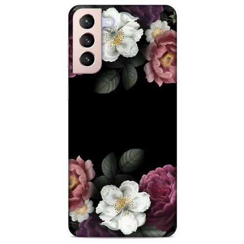 Lopard Samsung Galaxy S21 Plus Uyumlu Kılıf Bahar (22) Tam Koruma Kılıfı Güller