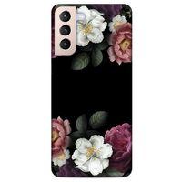 Lopard Samsung Galaxy S21 Plus Uyumlu Kılıf Bahar (22) Tam Koruma Kılıfı Güller