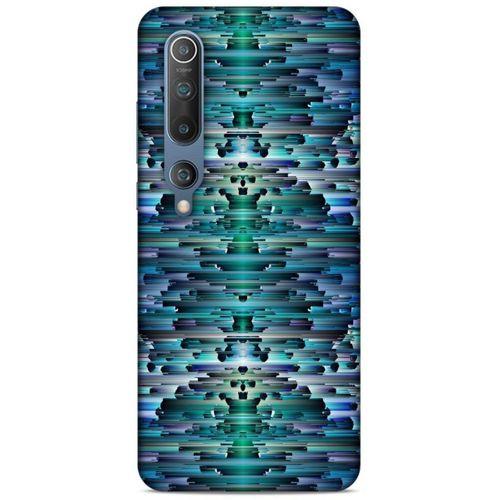 Lopard Xiaomi Mi 10 Uyumlu Kılıf PiXel (20) Koruyucu Kılıf Mavi