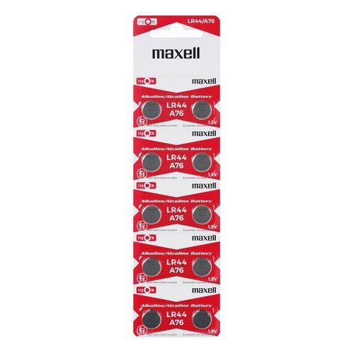 Maxell Lr44 Ag13 Sr44 A76 1.5v Alkalin Saat Pili 10 Adet