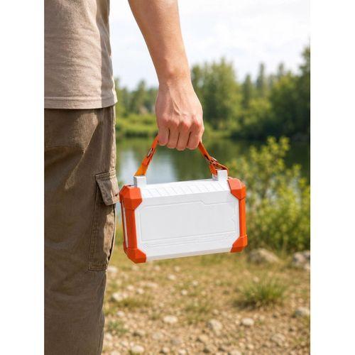 Kamp Ve Seyahat İçin 60000 Mah Powerbank 22.5w Hızlı Şarj Acil Durum Işıklı Taşıma Saplı 4 Entegre Kablolu