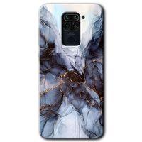 Xiaomi Redmi Note 9 Kılıf Baskılı Arka Kapak - Otantik Mermer +Tam Ekran Koruyucu