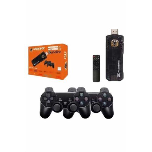 Game Stick Çift Oyun Konsolu Smart Tv Game Box 8k Ultra Hd 64 Gb