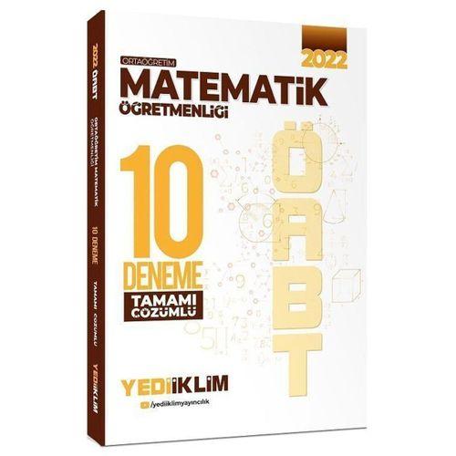 2022 ÖABT Ortaöğretim Lise Matematik Öğretmenliği 10 Deneme Yediiklim Yayınları