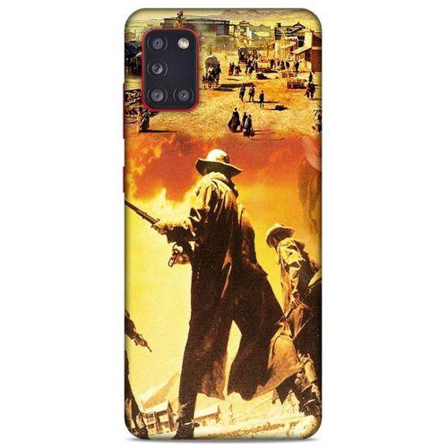Lopard Samsung Galaxy A31 Uyumlu Kılıf IMDB Film (46) Core Armor Kılıf Bir Zamanlar Batı'da