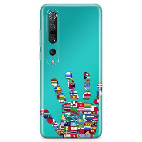 Xiaomi Mi 10 Kılıf Dünya Vatandaşı Arka Kapak Koruma Desenli Full Koruyucu