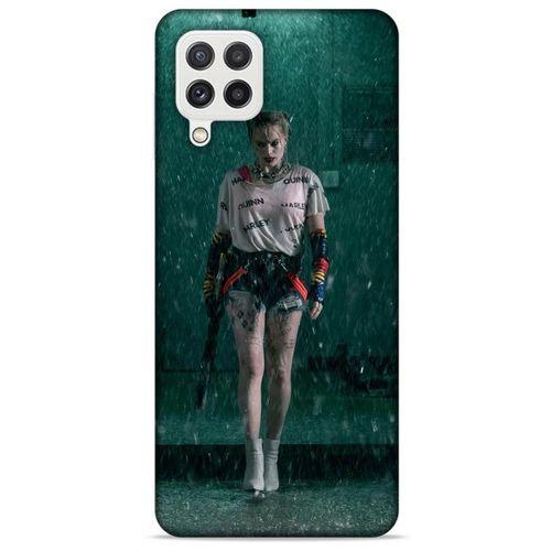 Samsung Galaxy A22 Uyumlu Kılıf Harley Quinn (12) Koruyucu Silikon Yeşil Yağmur