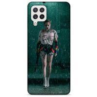 Samsung Galaxy A22 Uyumlu Kılıf Harley Quinn (12) Koruyucu Silikon Yeşil Yağmur