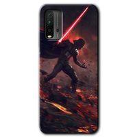 Xiaomi Redmi 9T HD Baskılı Kılıf + 9D Tam Ekran Koruyucu - Darh Vader Wars