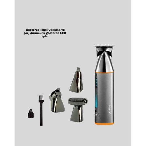 9’u 1 Arada Şarjlı Erkek Bakım Cihazı Saç Sakal Bıyık Ense Trimmer