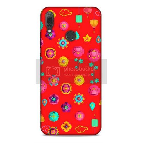 Origami Kırmızı Huawei Y9 2019 Kılıf
