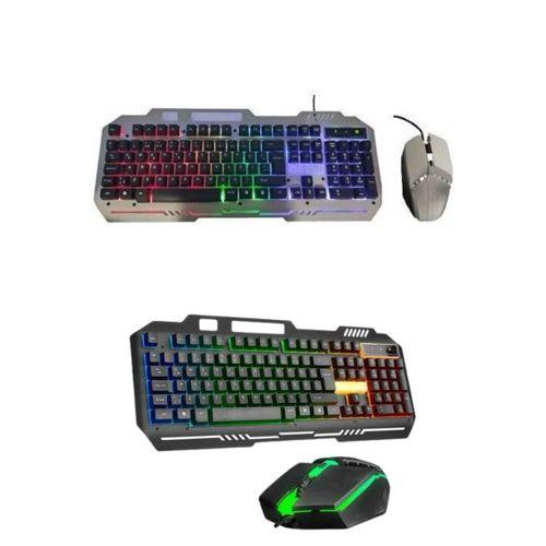 Rgb Işıklı Klavye Q Klavye Mouse Hediyeli
