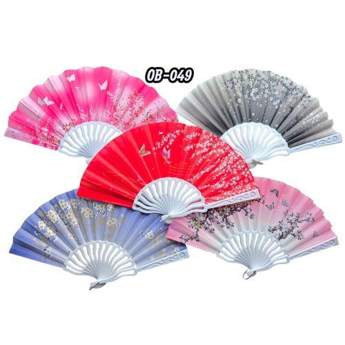 BFS Plastik Kumaş Yelpaze 12'li Karışık Ob-049