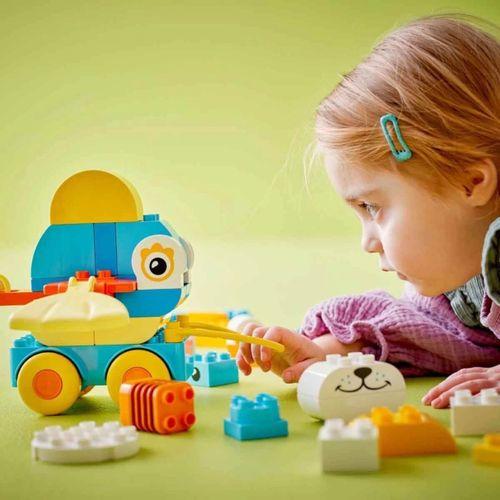 Çocuk Eğitici Oyuncak  DUPLO Kasabası 3’ü 1 Arada Tekerlekli Hayvanlar 10448