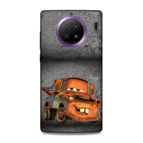 Lopard Xiaomi Redmi Note 9 5g Uyumlu Kılıf PickUpX (50) Shockproof Kılıf Orange Car