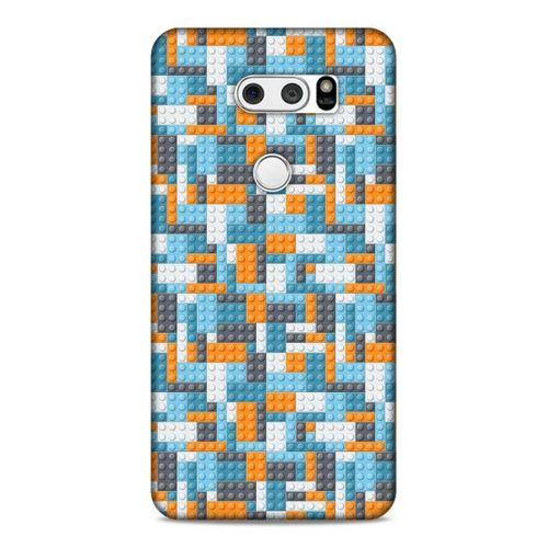 Lopard LG K40S Uyumlu Kılıf BloX (43) Thin Fit Kılıf Turuncu Beyaz