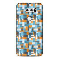 Lopard LG K40S Uyumlu Kılıf BloX (43) Thin Fit Kılıf Turuncu Beyaz