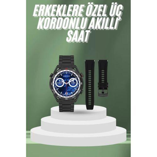 2025 Model Yuvarlak Ekran Android Ve İos Uyumlu Gps Takibi Yapabilen Akıllı Saat