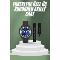 2025 Model Yuvarlak Ekran Android Ve İos Uyumlu Gps Takibi Yapabilen Akıllı Saat