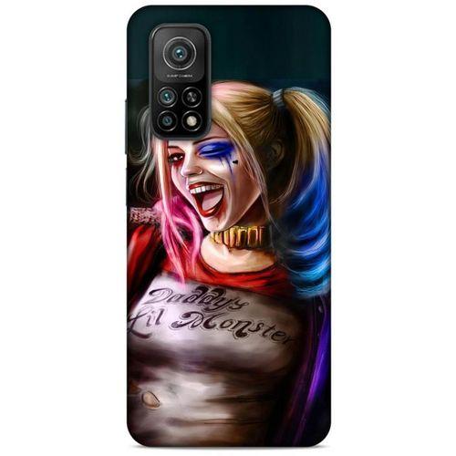 Xiaomi Mi 10T 5G Uyumlu Kılıf Harley Quinn (8) Baskılı Kılıf Siyah