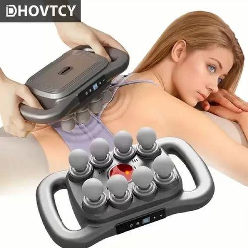 8 Başlıklı Şarjlı Isıtmalı Masaj Aleti (3748)