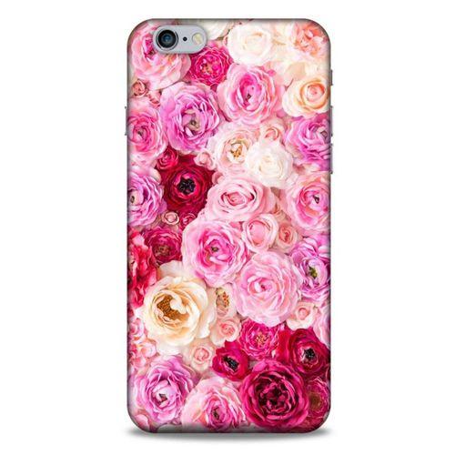 Lopard Apple Iphone 6 Plus Uyumlu Kılıf Bahar (47) Crystal Flex Kılıf Güller