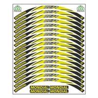 MONDİAL Mondial Drift L Flo Sarı 1 Set Jant Şeridi