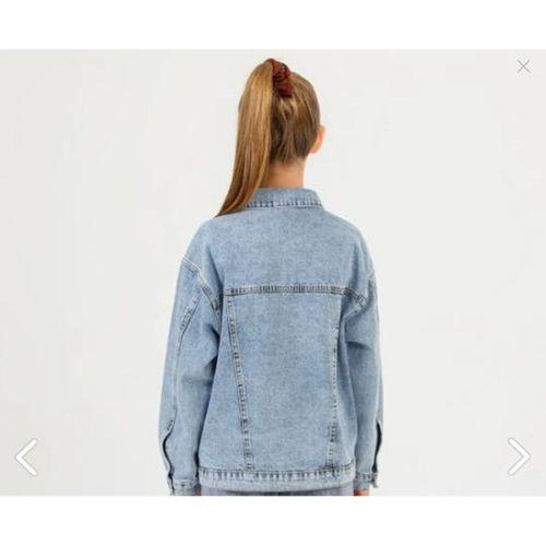 DMB Kız Çocuk (OVERSİZE) Kot Gömlek Ceket 4975