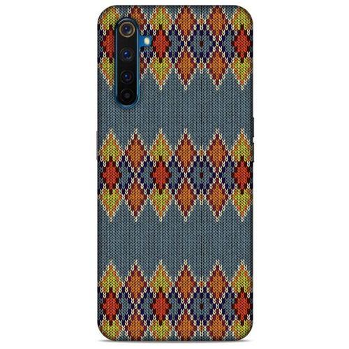 Kazak (38) Desenli Silikon Kapak Oppo Realme 6 Kılıf