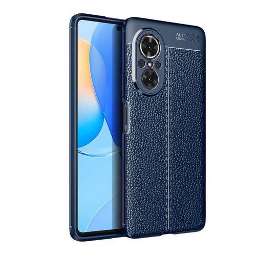 Fogy Huawei Nova 9 SE Uyumlu Kılıf Deri Görünümlü Darbe Emici Silikon Kapak