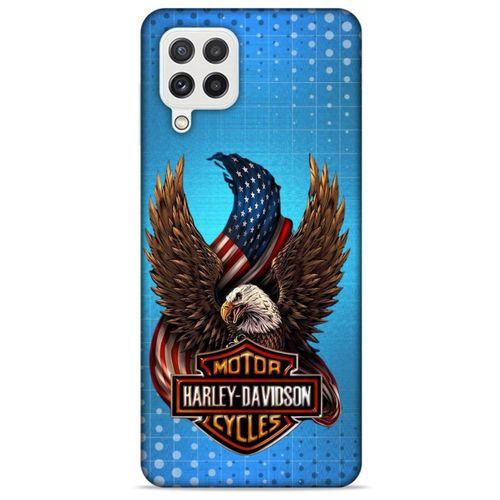 Samsung Galaxy A22 Uyumlu Kılıf Motorsiklet (38) Neo Hybrid Kılıf Harley Davidson