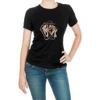 Anime One Piece Luffy Baskılı Siyah Kadın Tshirt