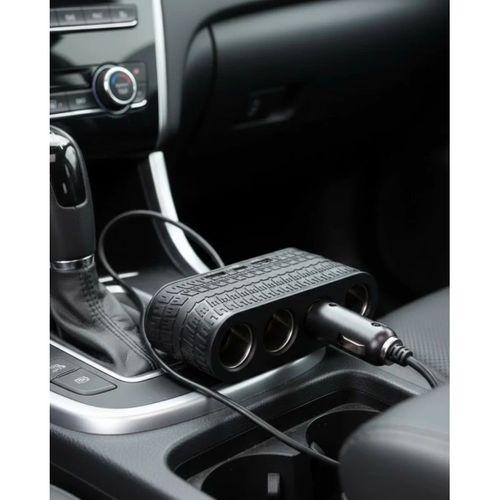 Araç Çakmak Çoklayıcı 4 Çıkışlı 2 Usb Ve Type C Girişli Çok Fonksiyonlu Şarj Ünitesi