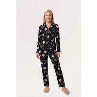 Kadın Pijama Takımı - Önden Düğmeli Uzun Kol
