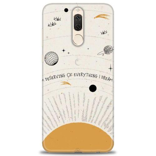 Huawei Mate 10 Lite Kılıf HD Baskılı Kılıf - Evren + Tam Ekran Koruyucu